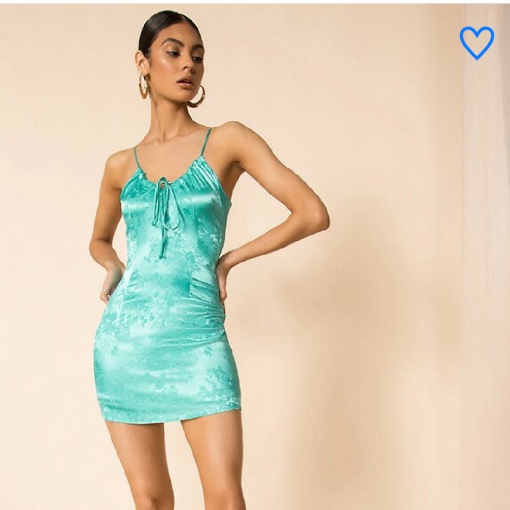 Superdown Andy Teal XS Minidress